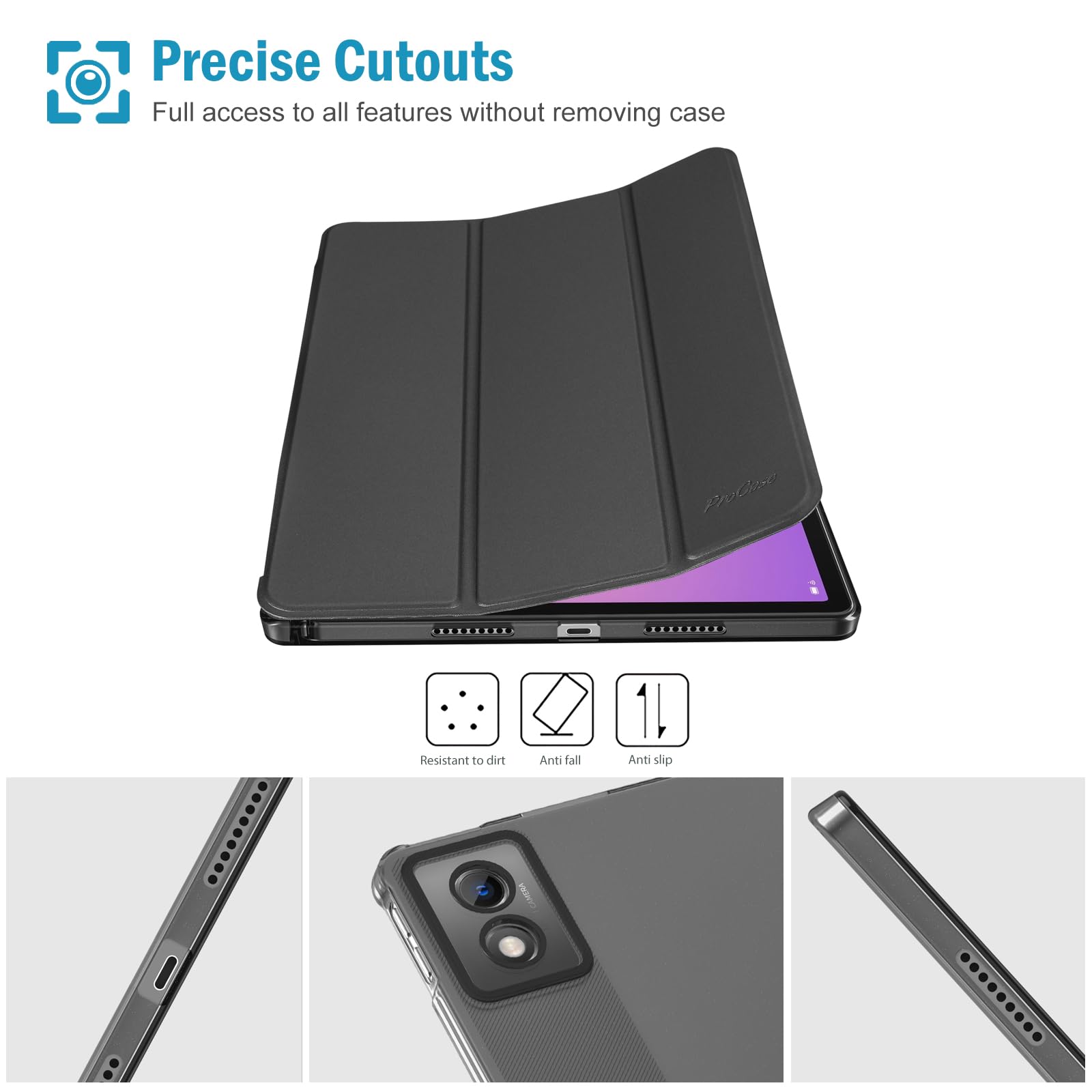 Lenovo Tab P11 Pro 11.2 2. Generation 2022 Folio-Schutzhülle ProCas