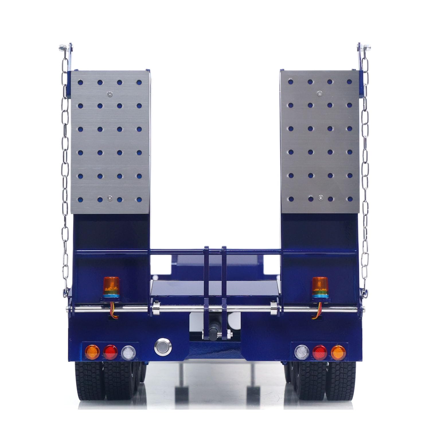 Toucan RC Hobby 1/14 Metall Anhänger 3 Achsen 2 Abschnitt Elektro Heckbrett für RC Traktor LKW Auto