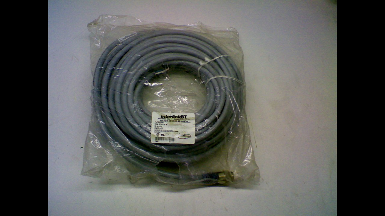 Interlink Bt Rsm 579-30M 5 Pole Male Single Ended Straight 30 Meters Rsm 579-30M