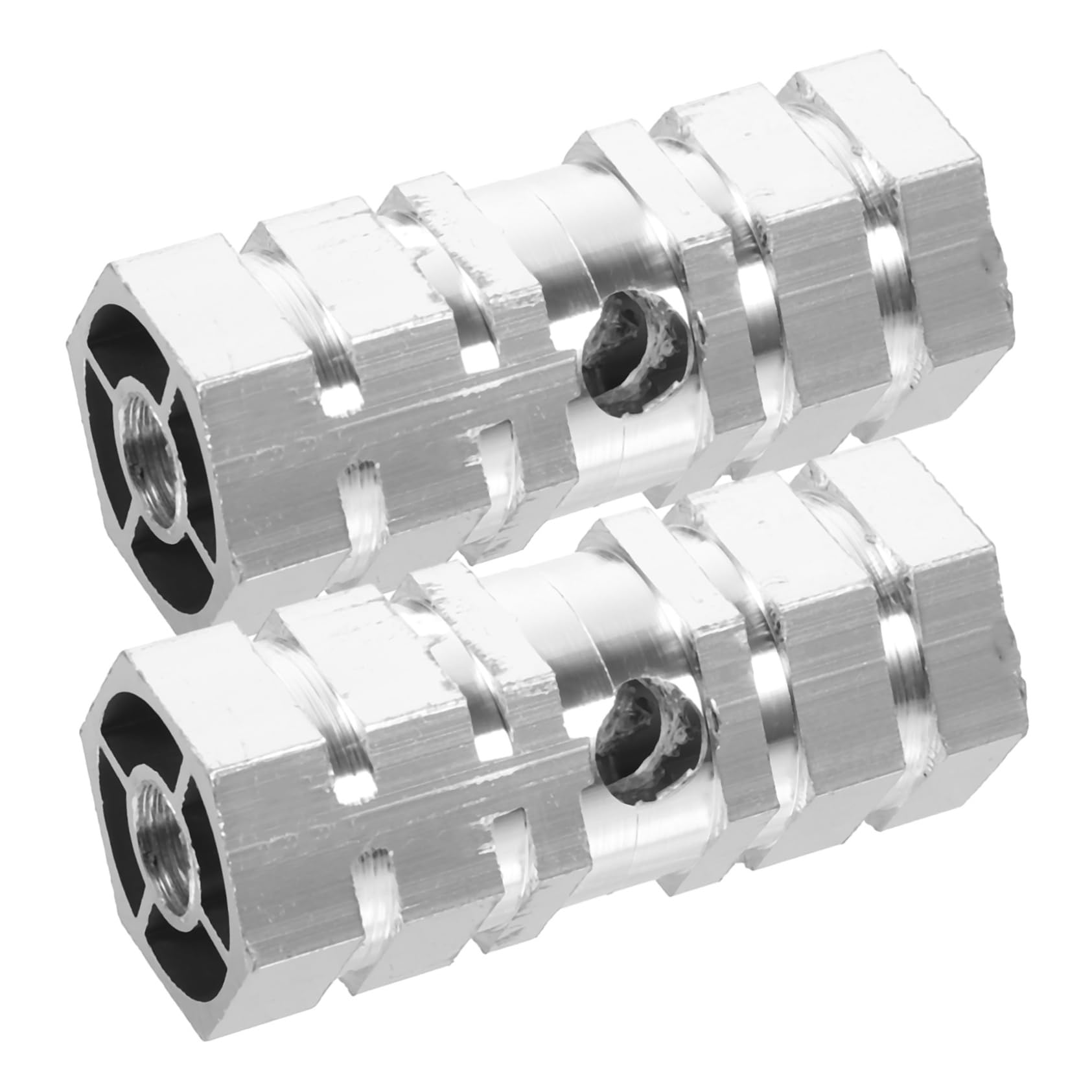 Gogogmee One Pair Mountain Bike Aluminum Bike Pegs 9.5mm/10mm Quick Release Foot Pegs