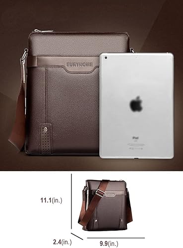 Miniatura 4 de Bolso bandolera de cuero para hombre, bolso de hombro para hombre