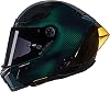 Nolan X-Series X-804RS Ultra Carbon Liquido Green327 Full-Face Motorcycle Helmet, Size M, 22.4 - 22.8 Inches 57 - 58 cm, 49844