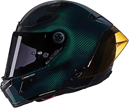 NOLAN X-Series X-804RS Ultra Carbon LIQUIDO GREEN/327 Motorcycle Helmet, Large Size 23.2 - 23.6 inches 59 - 60 cm 49845