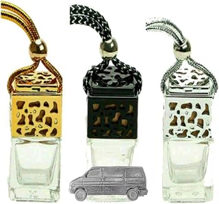 b7 t2 Bay Camper Van 3D Pewter effect Car design on a BLACK bottle diffuser Air freshener perfect for a Car or home office shed etc