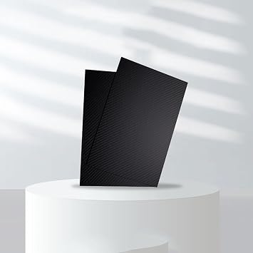 COYOUCO Carbon Fiber Sheet 100% 3K Carbon Fiber Laminate Plate Twill Weave Matt Surface Panel Sheet 10Mm-20Mm Thickness,400X500mm,15mm