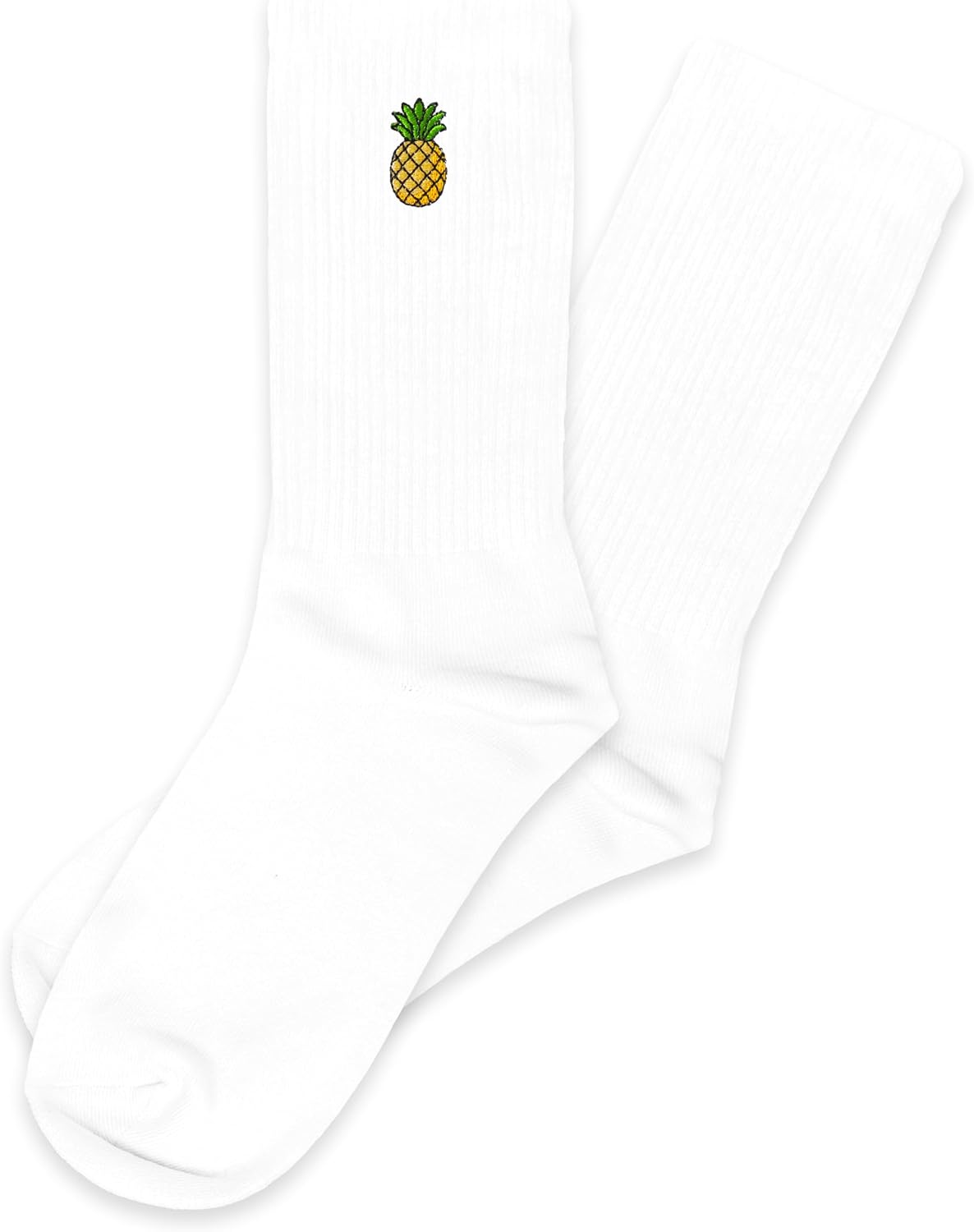 Fruit Embroidery Socks for Men&Women. Gifts for Fruit Lovers, Christmas, Birthday, Healthy Foodies, Fitness Friends. image 2