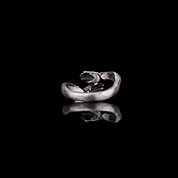 Vista 5 de Hugging Hands Ring, Silver Hugging Ring, Hugging Hands, Embracing You Silver Ring, Cuddle Ring Sterling Silver, Adjustable Silver hands Ring