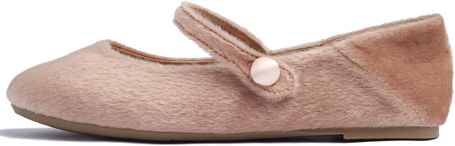 FEVERSOLE Women's Macaroon Colorful Memory Foam Cushion Insock Patent Ballet Flat - Image 2