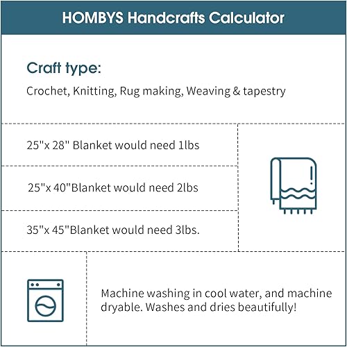Vista 300 de HOMBYS Hilo de felpilla grueso y voluminoso para tejer a mano, hilo grueso y esponjoso para tejer a mano, hilo de felpa suave, paquete de 8