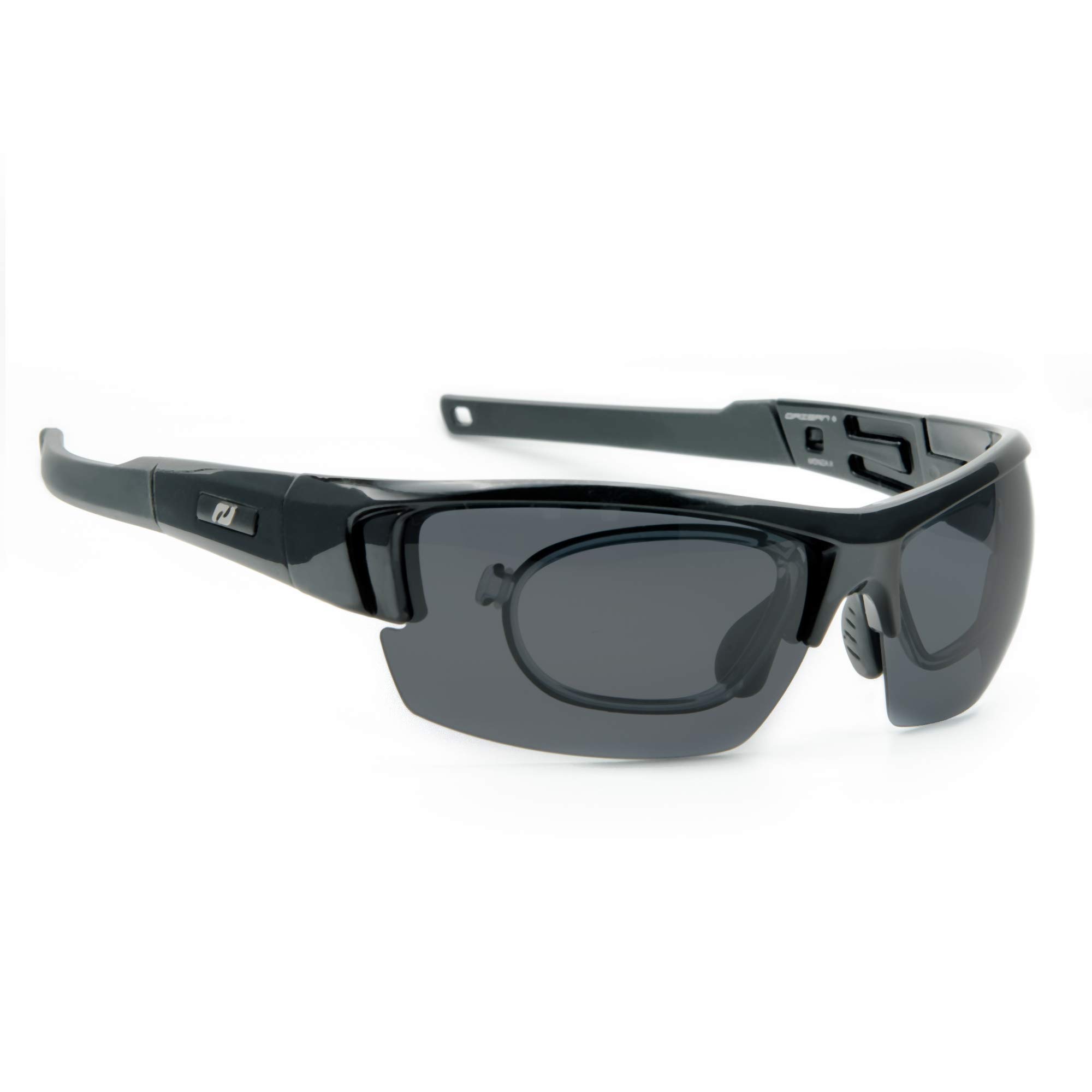 Daisan Radbrille polarisierende Gläser mit Opticlip für Sehstärke