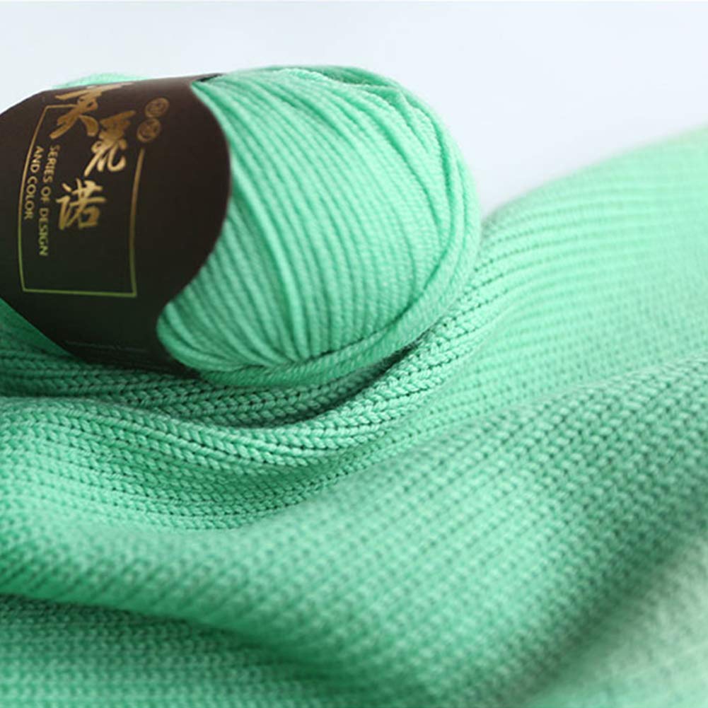 300G Merino Bolas de Lana para Tejer suéteres Crocheting Y Bufandas, Suave y cálido, 9 Colores Disponibles, Medio Grueso Hilo,06