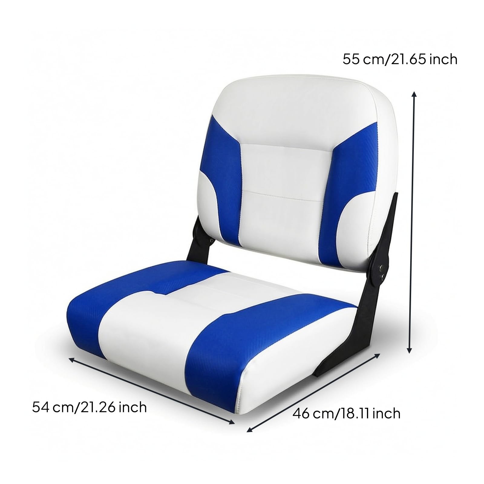 Sedile con Schienale Imbottito Confortevole Sedia da Barca Morbido per Yacht, color to 8, style to 8