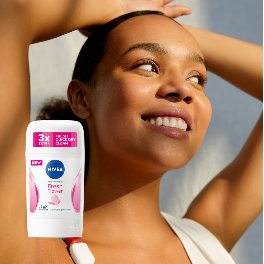 NIVEA Fresh Flower 48h Antyperspirant w sztyfcie dla kobiet, 50 ml