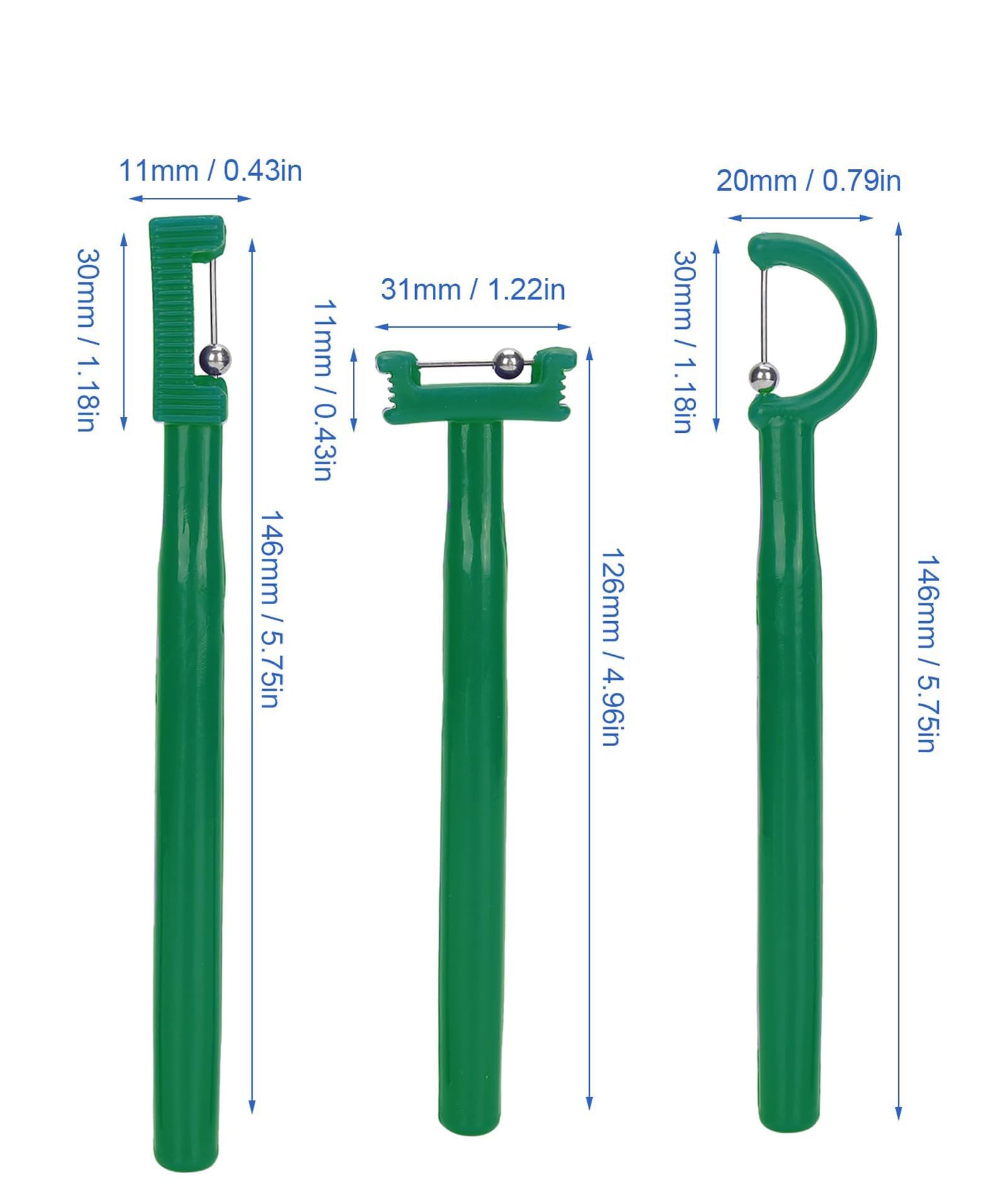 3 Pcs Speech Therapy Tools,Therapy Equipment, Mouth Opening Jack Suitable for Tongue Related Exercises and Overall Oral Muscle Strengthening. (green) - Image 7 thumbnail