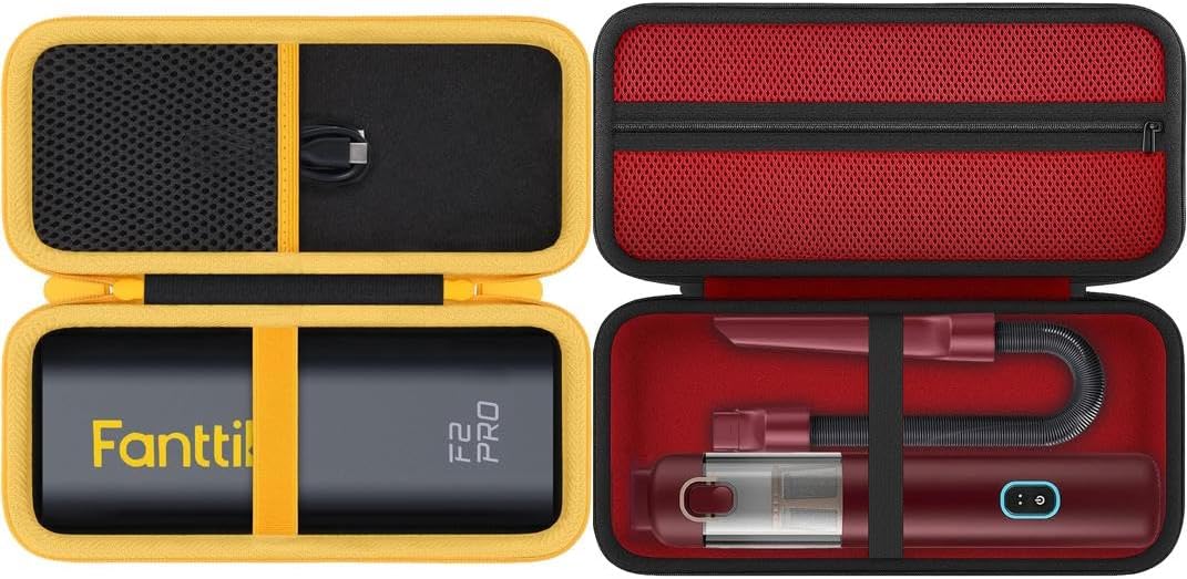 Aenllosi for Fanttik F2 PRO Cordless Rotary Tool Kit Hard Case, Rotary Tool Organizer+Fanttik V8 Apex/Slim V8 Mate/V10 Apex/Slim V10 Mate Car Vacuum Hard Case, Cordless V8/V10 Car Vacuum Organizer