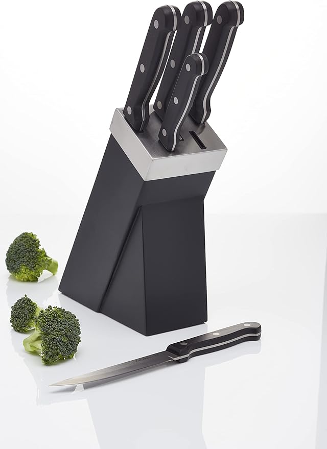 Set Cuchillos Cocina 5 Piezas Acero Inoxidable Base miniatura 9