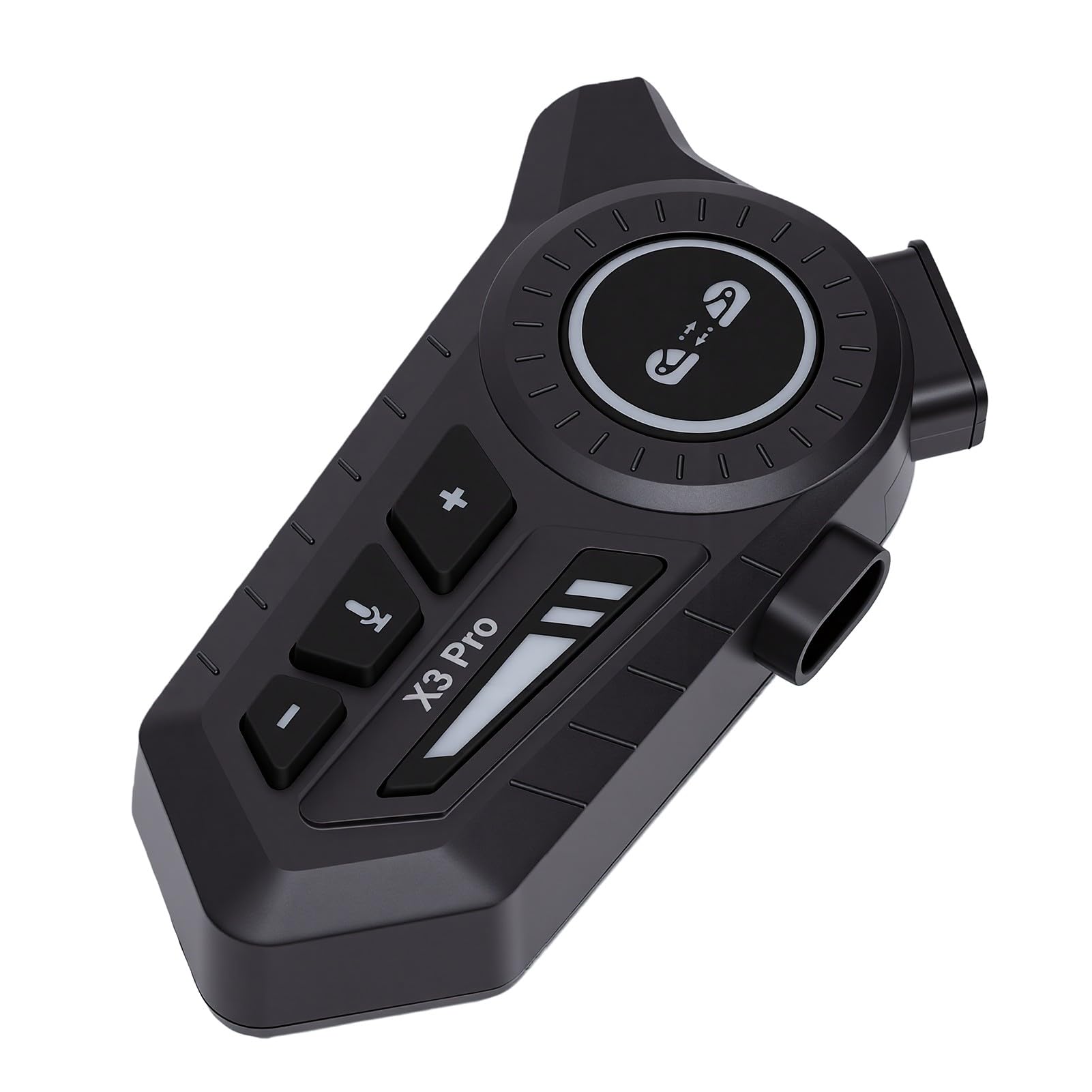 Fabater Auricolare Bluetooth per Moto Impermeabile Multifunzionale 6.0 per Pendolari e in Moto PC ABS