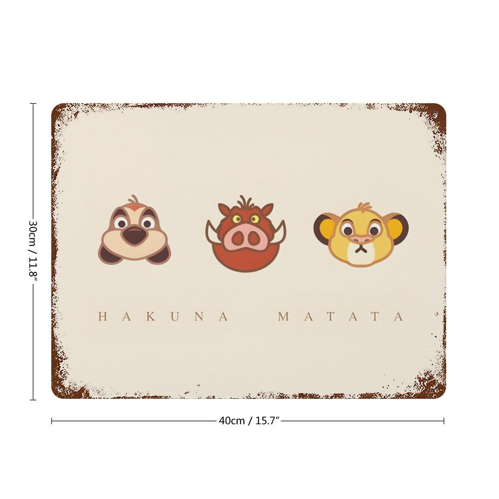 Amazon.co.jp: ライオンキング ハクナマタタ 壁掛けポスター 壁掛け
