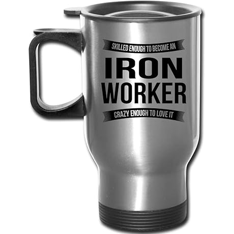 Iron Worker Travel Mug: A Humorous and Functional Gift for Your Valued Colleagues
