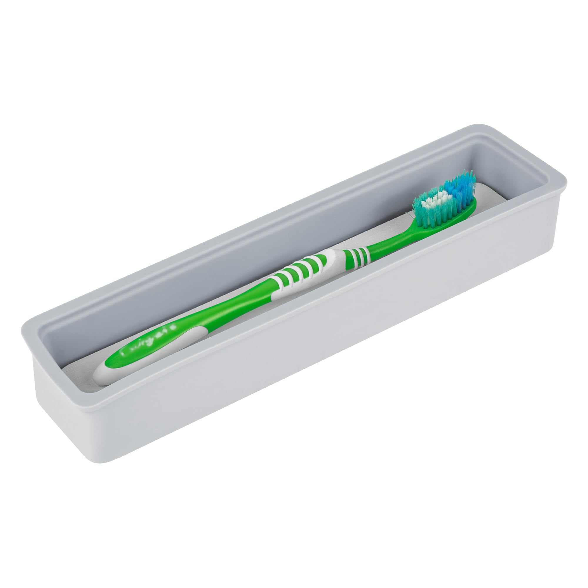 Support brosse à dents en silicone Linkidea anti-humidité avec pierre diatomite séchante