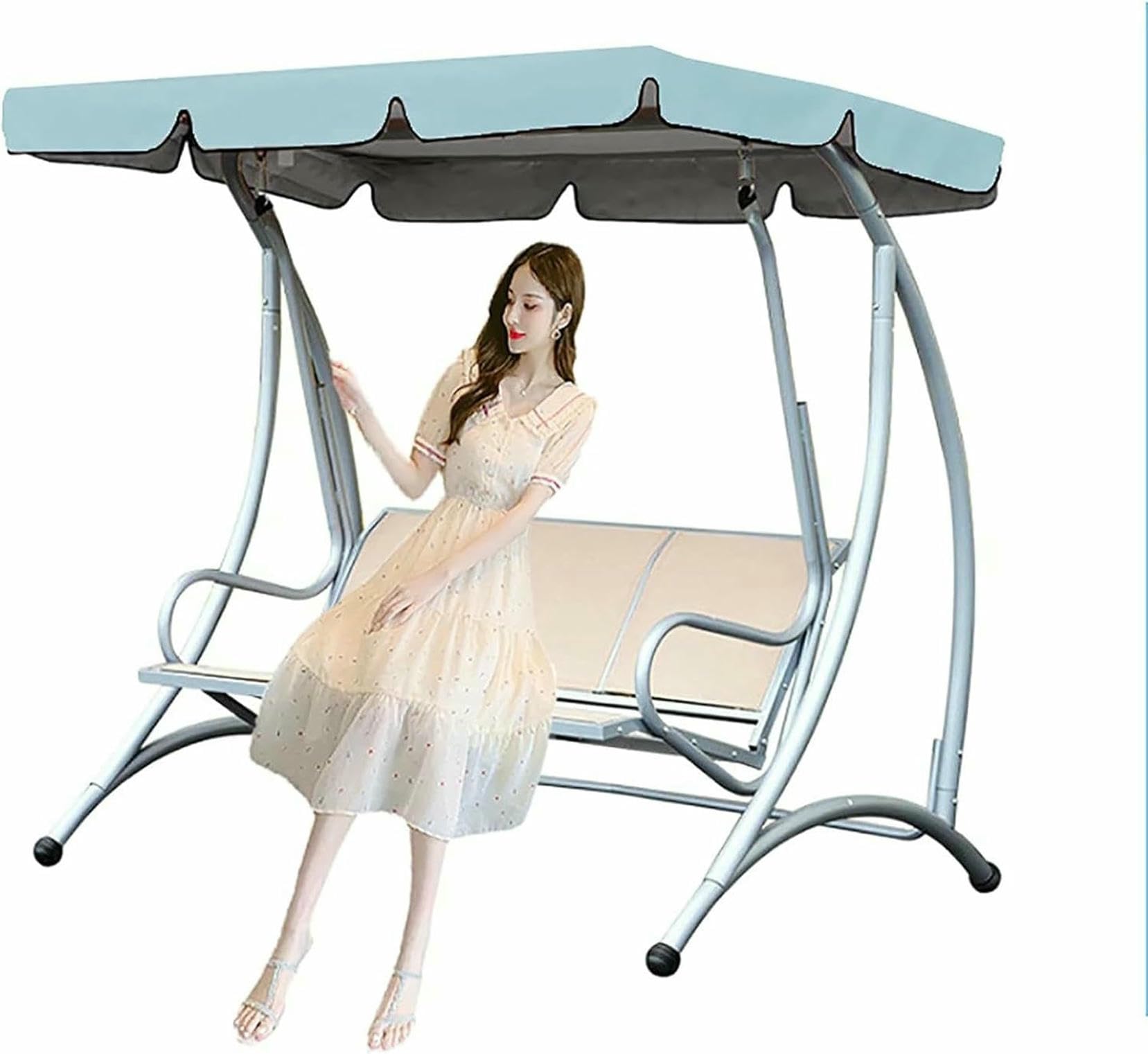 Cubierta de repuesto para columpio impermeable tela Oxford 210D exterior anti-UV