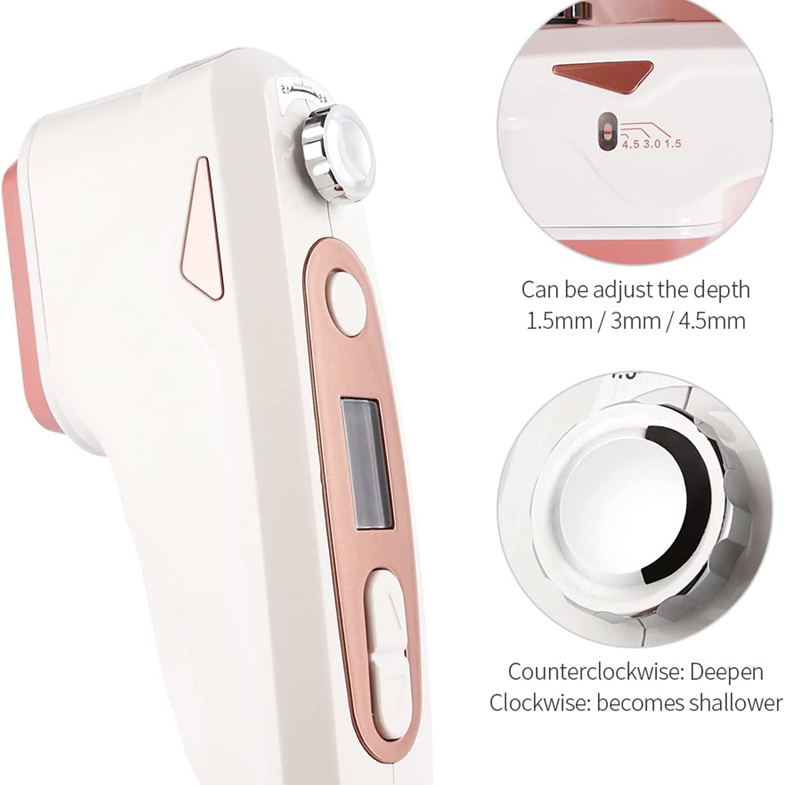 Macchina di Bellezza focalizzata, Mini Dispositivo Professionale per rassodare la Pelle, Lifting facciale Antirughe per Rimuovere Le Rughe per Le Donne, per la casa e Il Salone di Bellezza