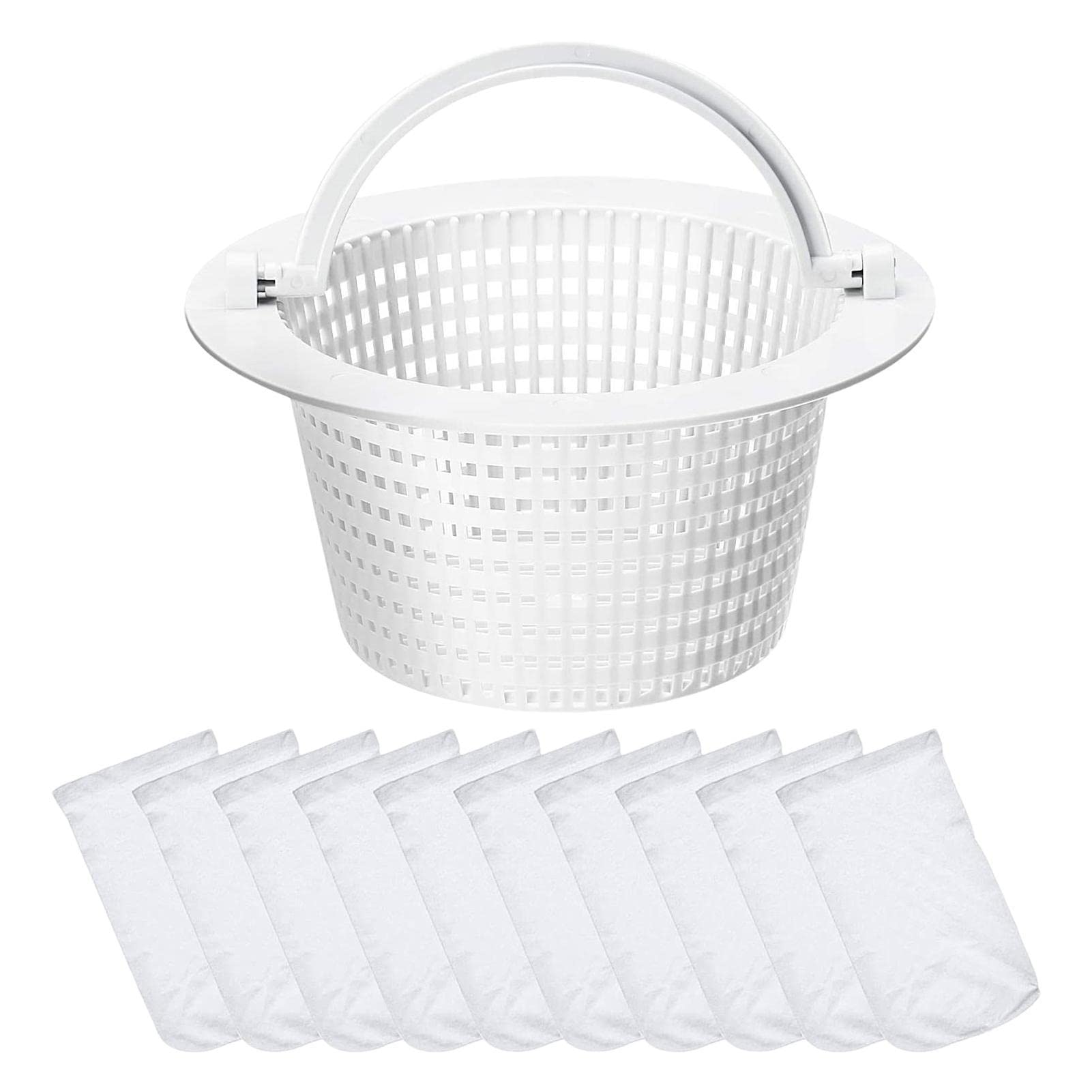 Filtre De Skimmer, 20Pcs Piscine Filtre Skimmer, Panier Filtrant