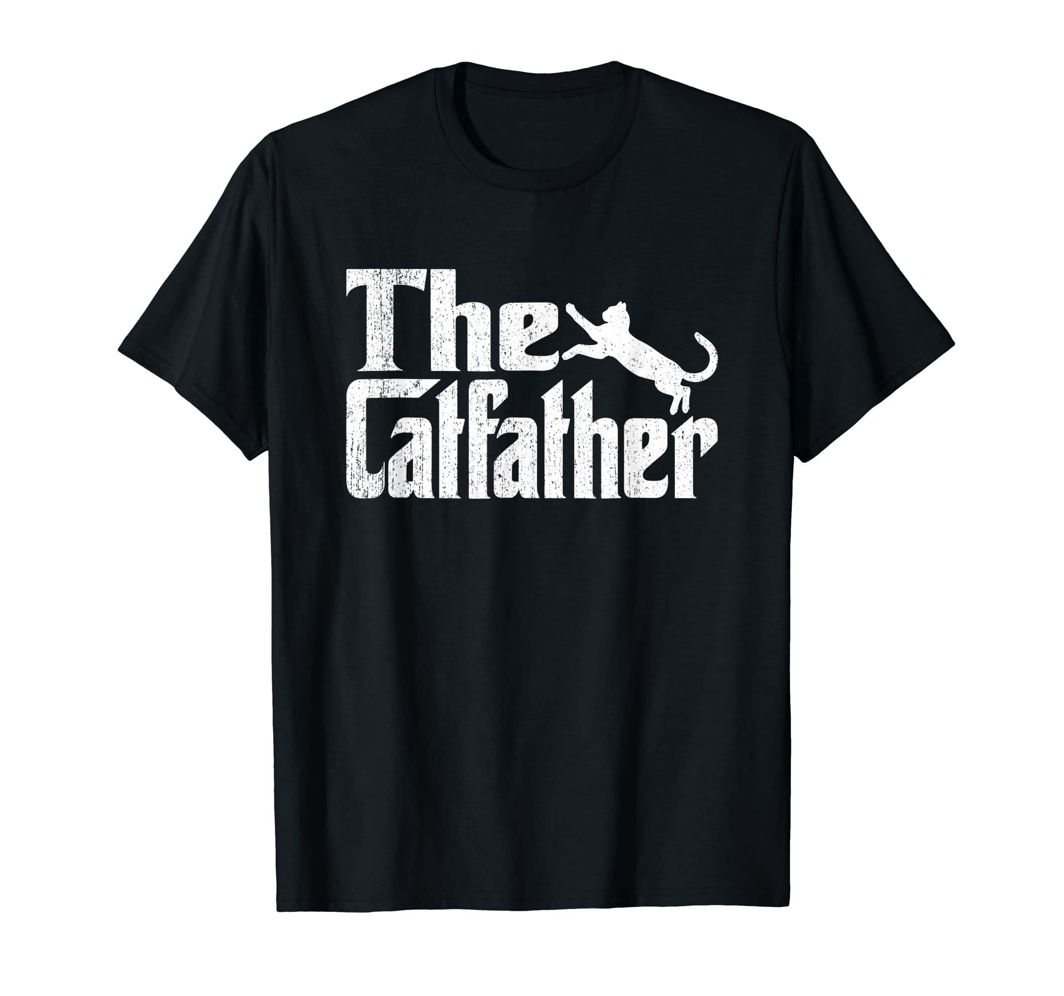 CATCaterpillar Father's Day 2023 Cat Dad Tee for Men Funny Meow Cat Daddy T-Shirt