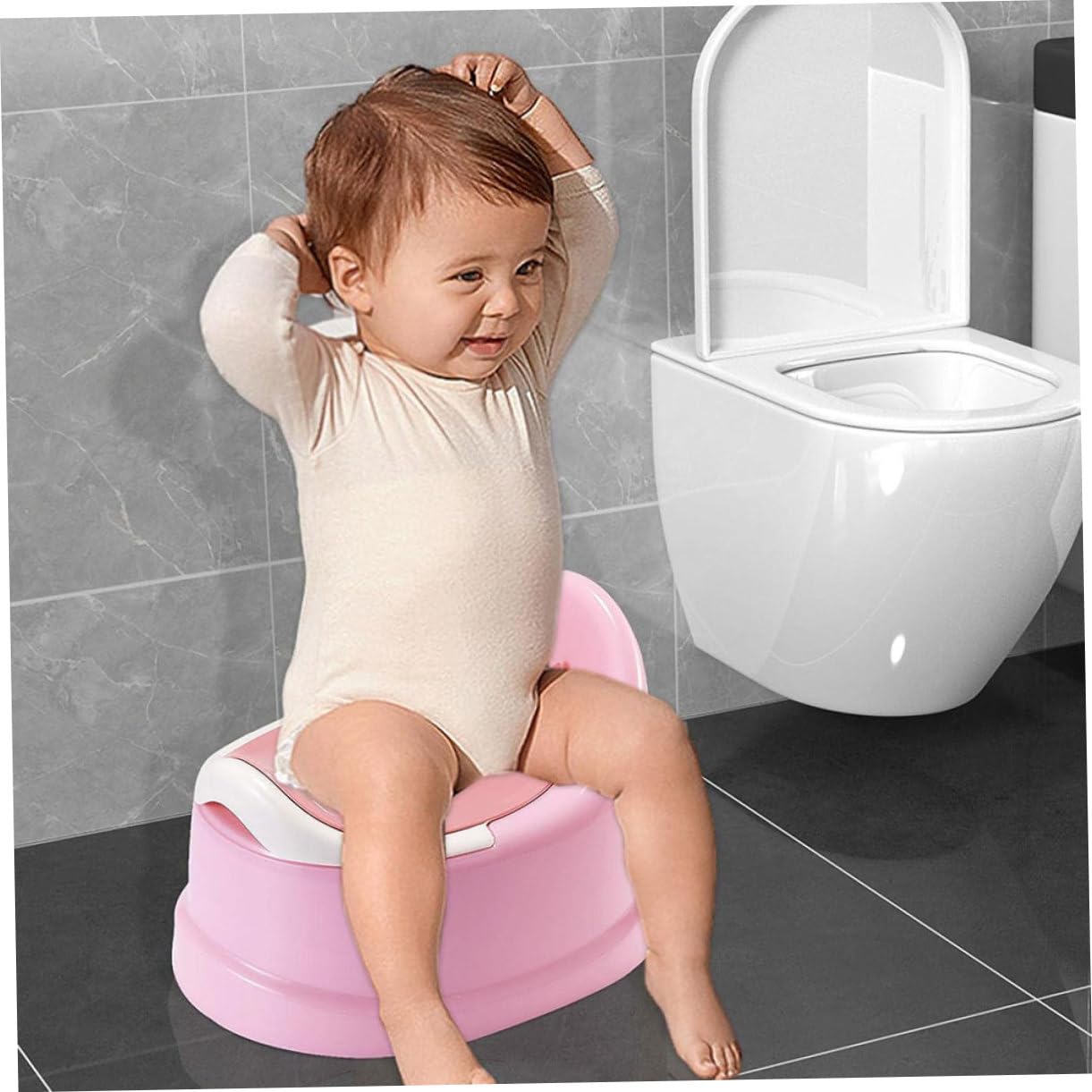 Toddmomy Inodoro de Entrenamiento para Asiento de Inodoro Portátil para Viajes Orinal para Bebes de Años para Casa y Hotel Material y Seguro