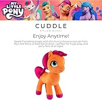 Vista 3 de Almohada de peluche súper suave My Little Pony Sunny para niños, talla única, de Franco