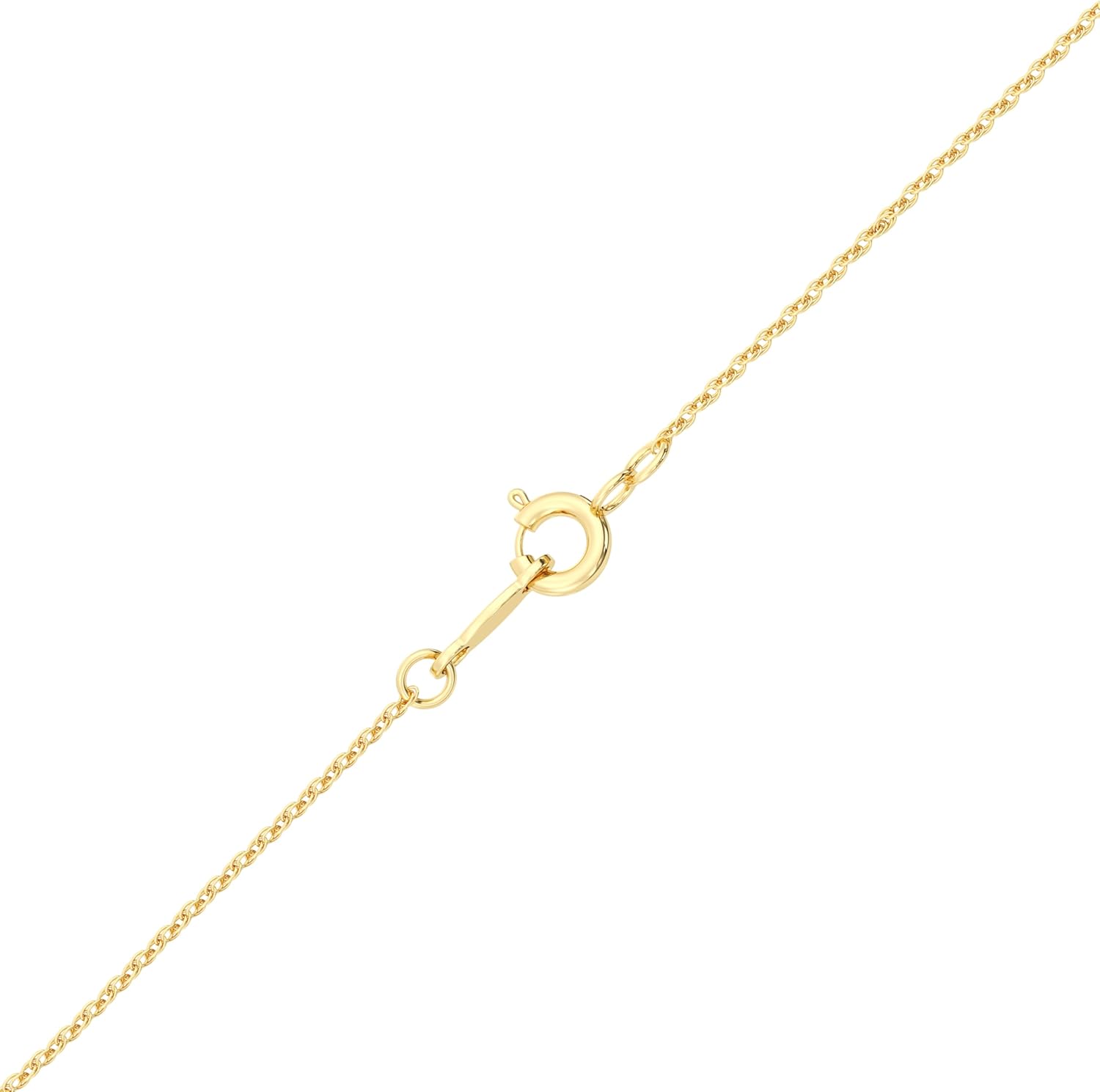 GILDED Itsy Bitsy Lab-Grown Diamond Pendant, 0.25 CTTW, Sterling silver and 14KT Gold Plated Silver SI1 F-Color Diamonds, Prong-Set, 18” Chain with Spring-Ring Lock - Image 3