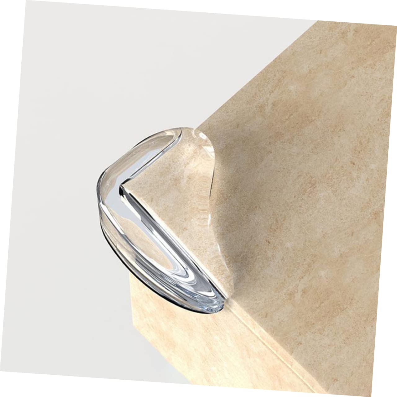 BESPORTBLE 10Pcs Transparent Silicone Corner Protectors for Safety Self Adhesive Furniture Corner Guards for Tables Desks and Fireplaces Durable Collision Protection