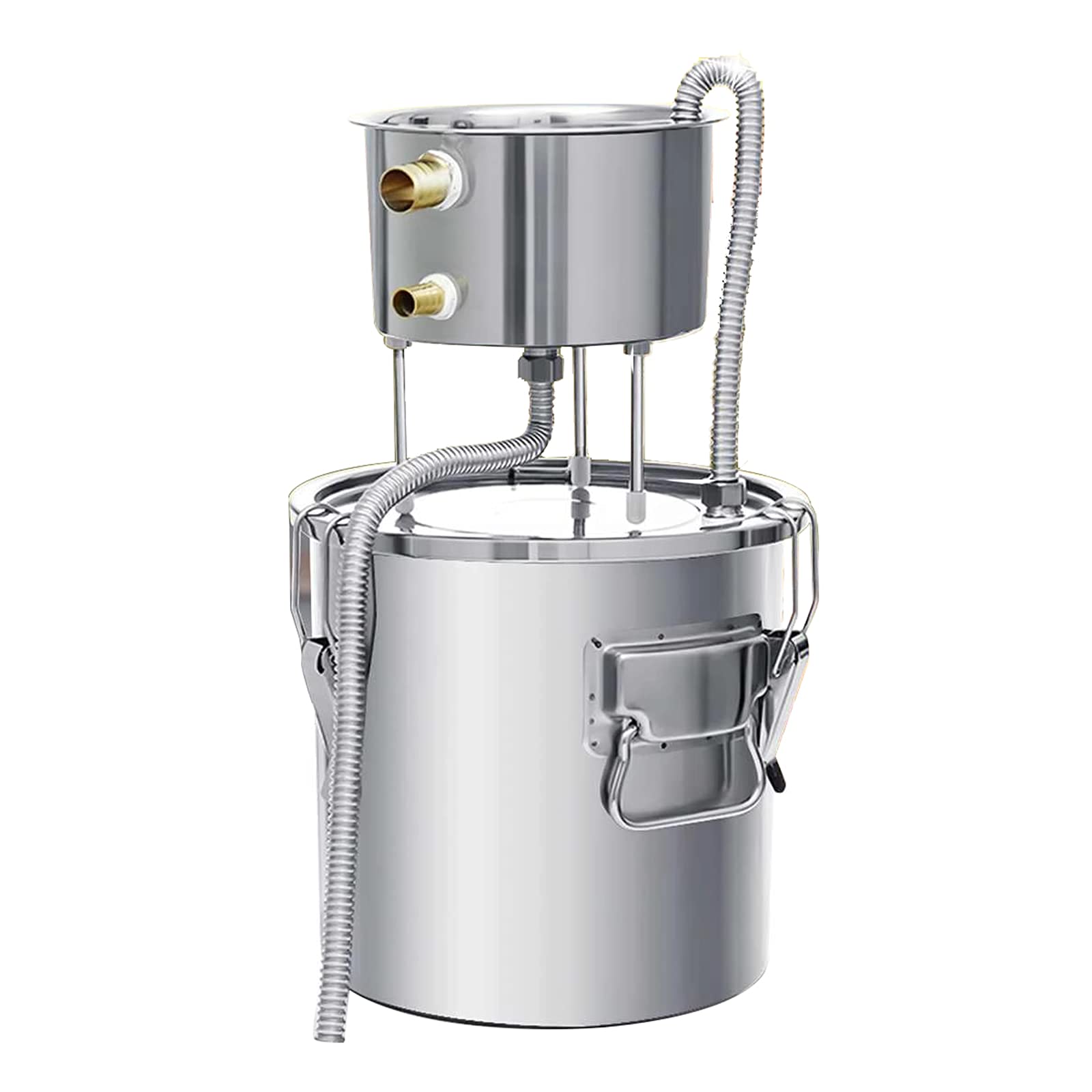 Amazon.com: Stainless Steel Alcohol Distiller - Home Brew Brewer with  Thermometer and Other Tools for DIY Brandy Whisky Wine,11L : Home u0026 Kitchen