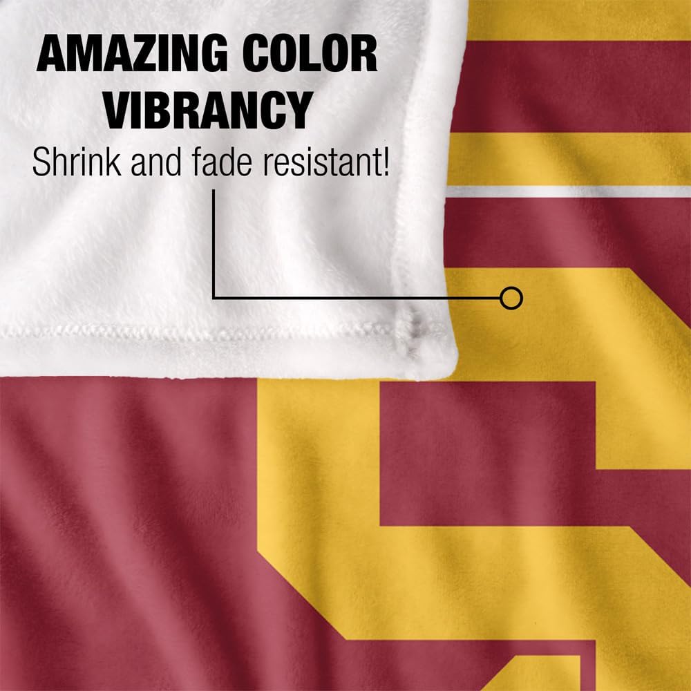 LOGOVISION Official Collegiate Primary Logo Collection Silky Touch Super Soft Throw Blanket Collection - Image 4