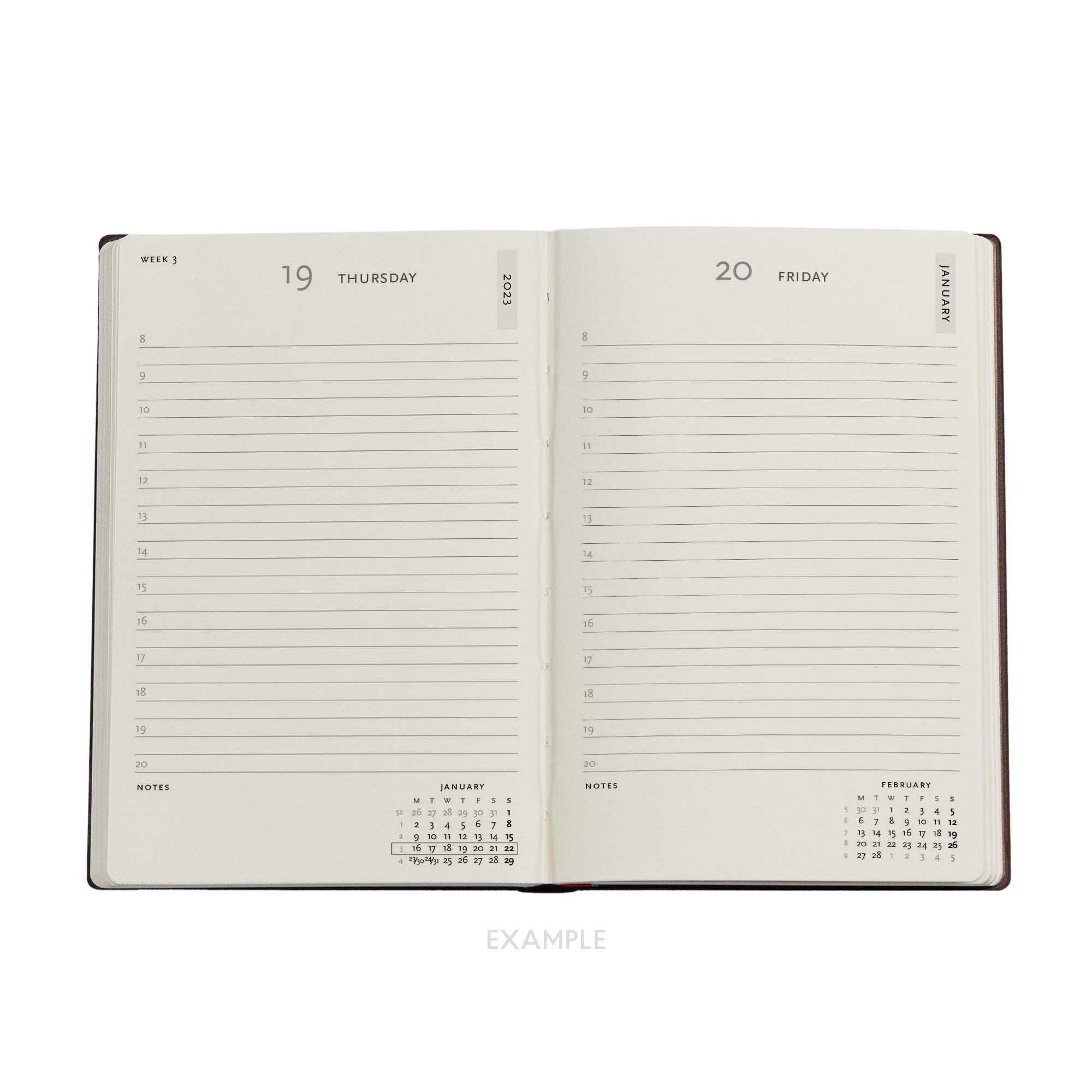 Pear Garden (Peking Opera Embroidery) Mini Day At A Time Planner 2023
