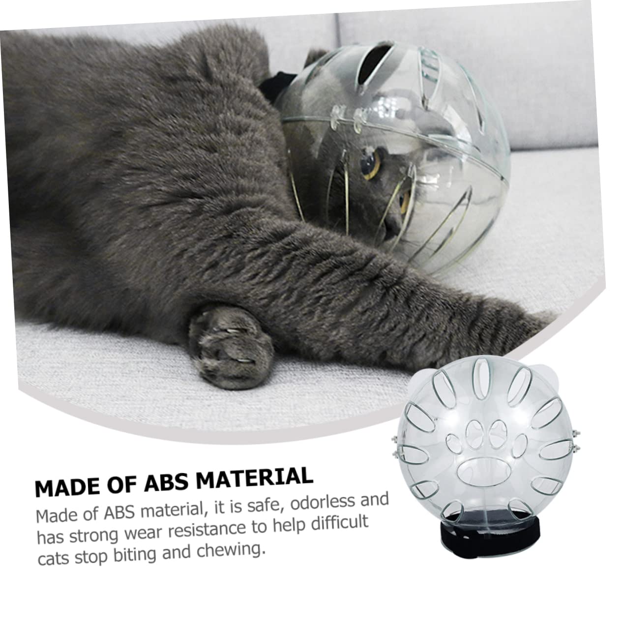 3piezas De para Gatos y Transparente Protección contra Mordeduras para y Cuidado Capucha para