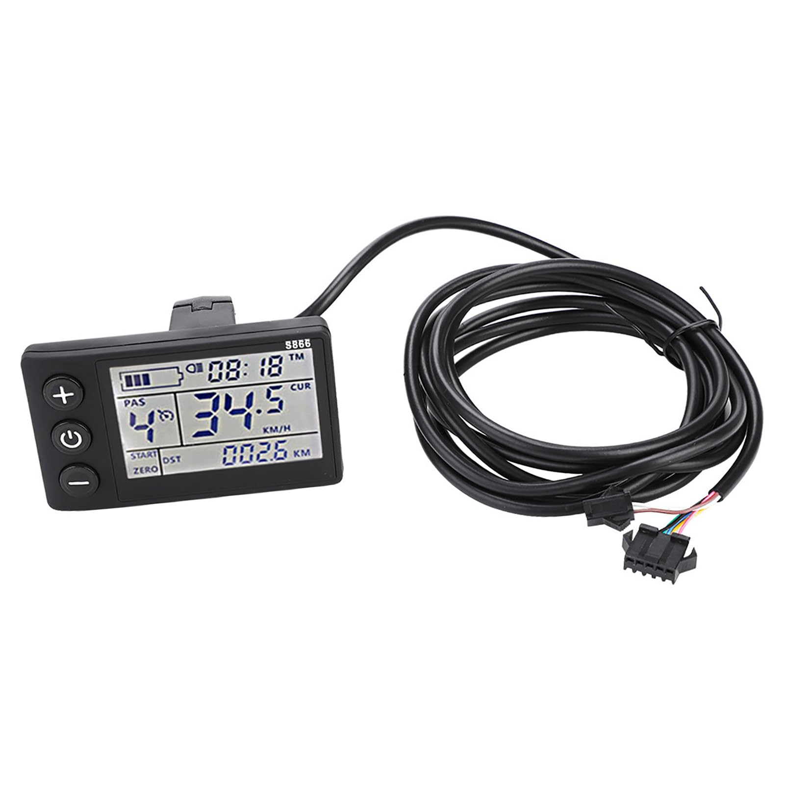 Kit Controller Motore Brushless Pannello Display LCD Impermeabile Scooter Elettrico per Bicicletta 24V 48V Durevole Leggero Antipioggia per Scooter Elettrici Plastica LCD