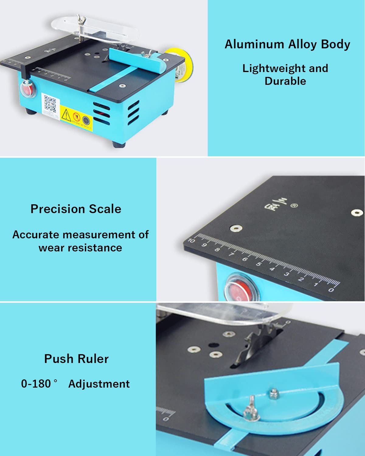 Mini Sega da Tavolo, Elettriche Piccola Famiglia Utensile da Taglio DIY