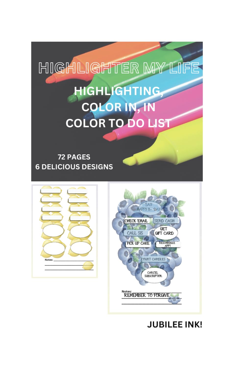 HIGHLIGHTER MY LIFE: HIGHLIGHTING, COLOR IN, IN COLOR TO DO LIST