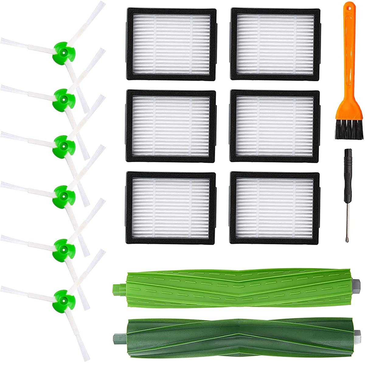 Buy QAQGEAR Replacement Parts Set for iRobot Roomba i6 i6+ i8 i8+ i7 i7