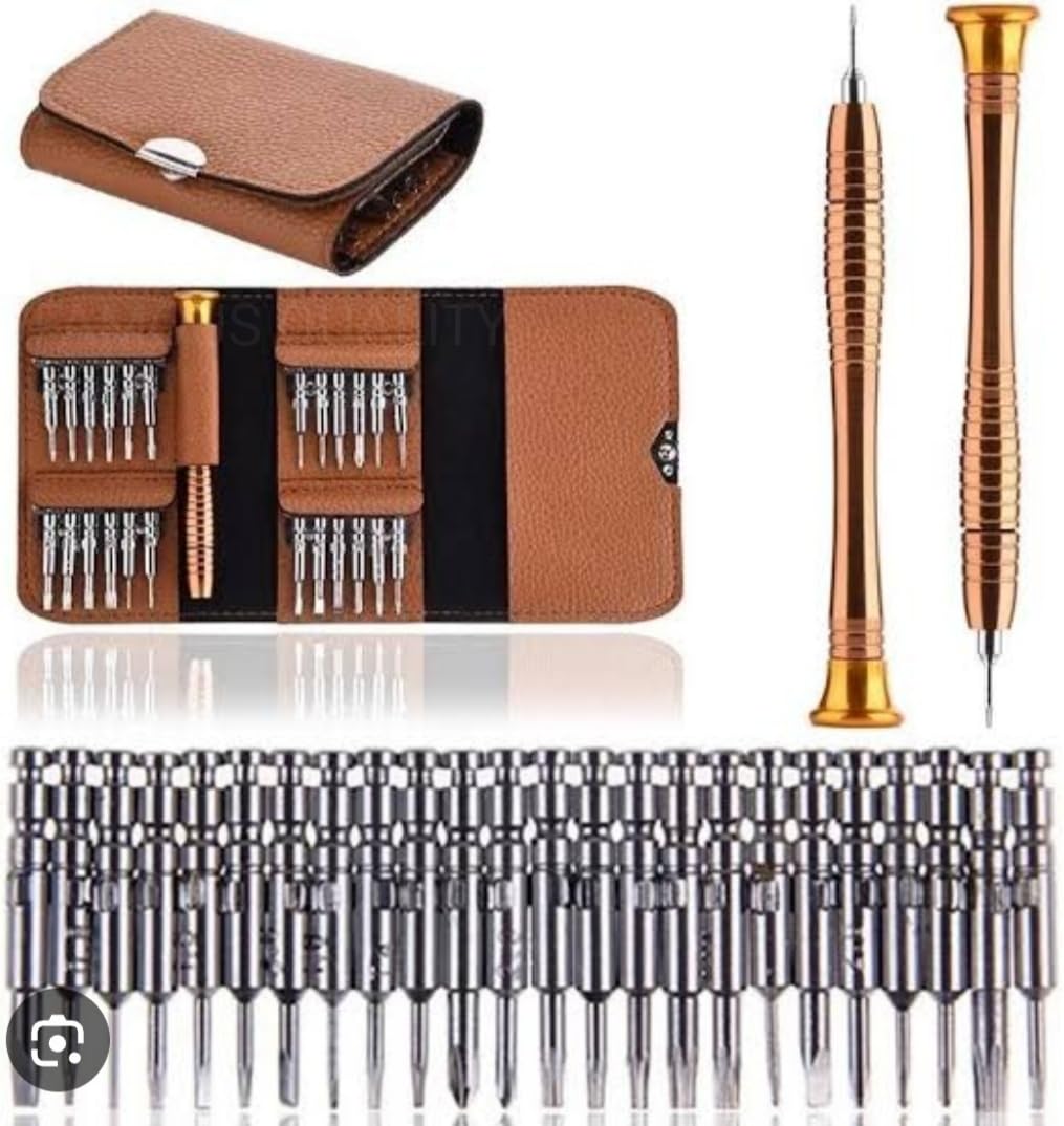 FAMOUS QUALITY Professional Heavy Toolkit Incl Pentalobe Torx Phillips Screwdrivers For Smartphone Ipad Ipod Laptop Tablet Mp3-Player Macbook (Multi Color), 1 pc