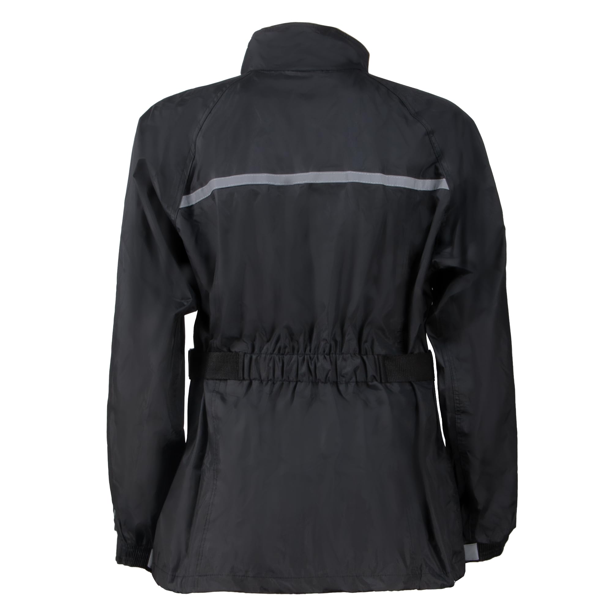 Zorax Veste de pluie imperméable pour homme et femme avec bandes réfléchissantes et sac de transport