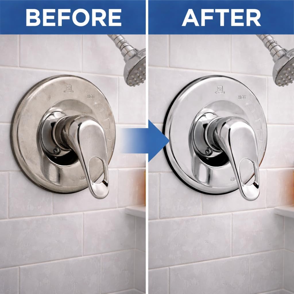 Replacement Trim Kit for Gerber SafeTemp II Tub and Shower, Chrome