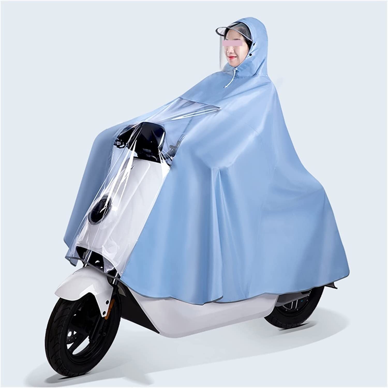 Poncho de vélo imperméable pour aller au travail sous la pluie en vélo électrique