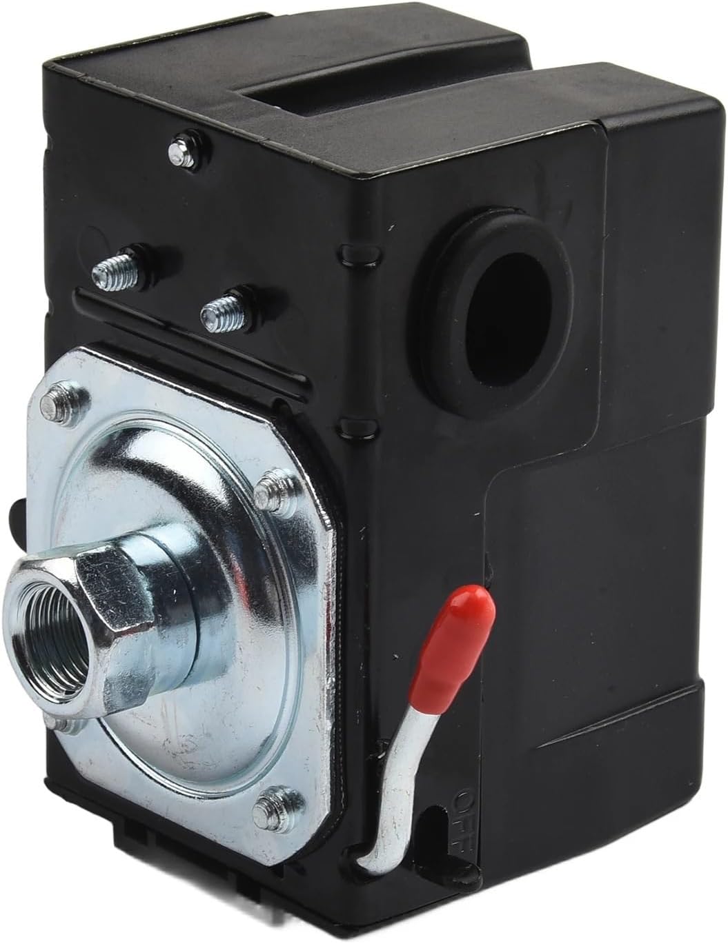 Pressure Switch Control Valve 26A Black For Air Compressor Air Pump Pump Control Valve Regular Single Port(100-140PSI)