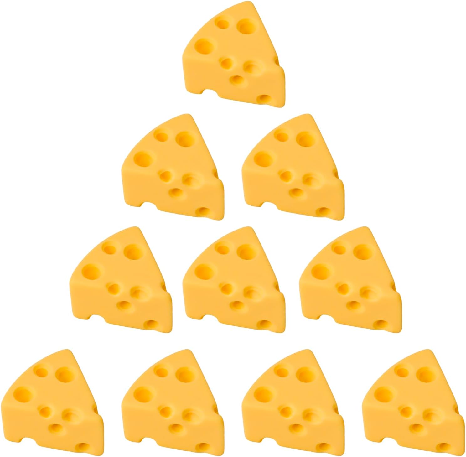 10 Pcs Cheese Refrigerator Magnets Perfect for Displaying Photos Notes Menus Schedules and Postcards on Refrigerators School Lockers Magnetic Whiteboards and Other Metal Surfaces
