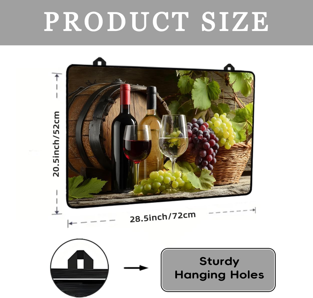 Thanksgiving Day Electric Stove Top Cover Protector, Heat-Resistant Oven Induction Cooktop Mat,Washer Top Protector, Fruits Vegetables Pattern Glass Cooktop Protector 28.5”x 20.5”