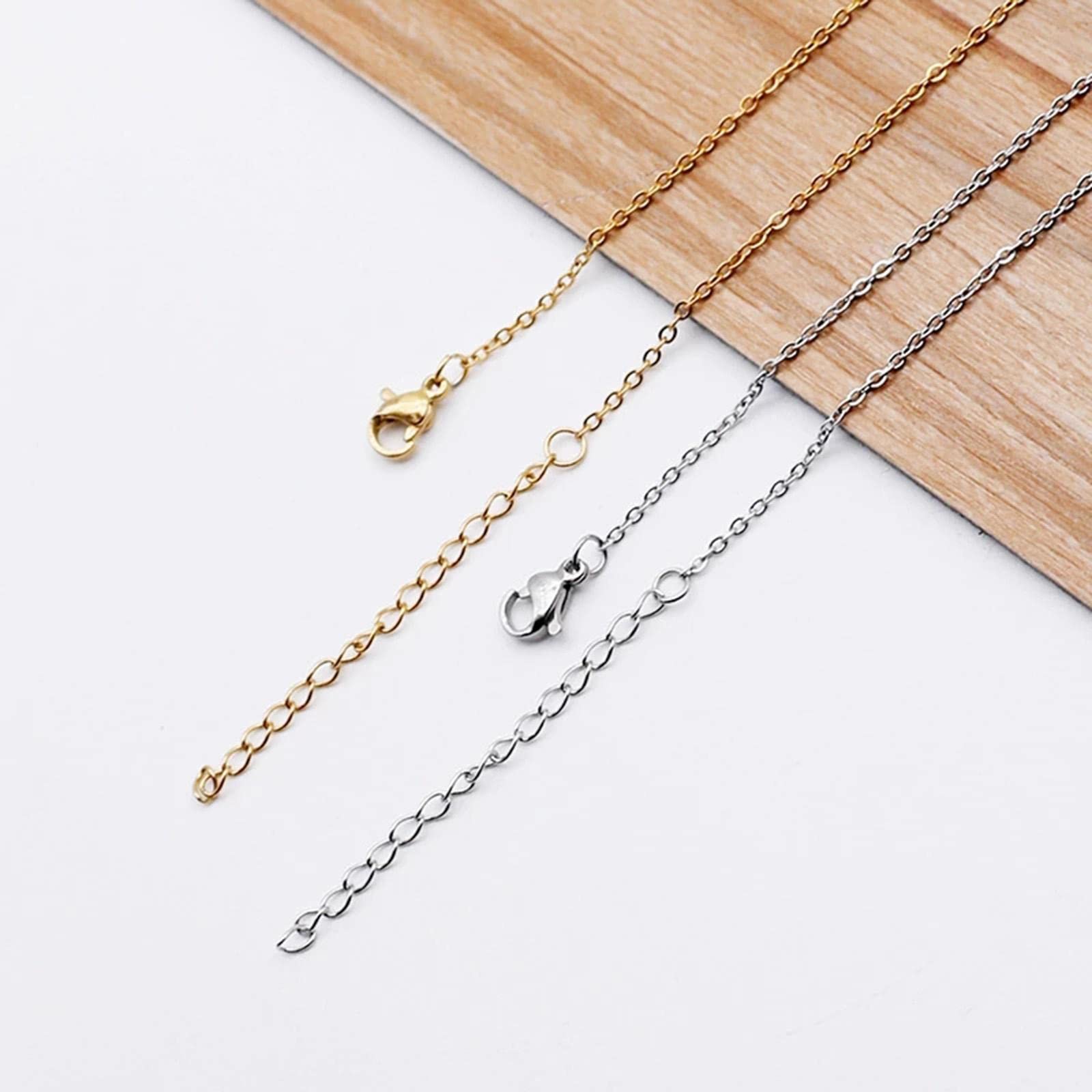 Catena a Maglie Tonde Da 3 Mm, 3 X 30 Piedi, Nera, per La Creazione di Collane E Bracciali, 5 pezzi