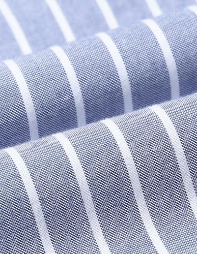 Image of U.S. Polo ASSN. Striped Regular Fit Shirt for Men - 100% Cotton, Breathable & Comfortable, Full Sleeves Casual Shirt for Men