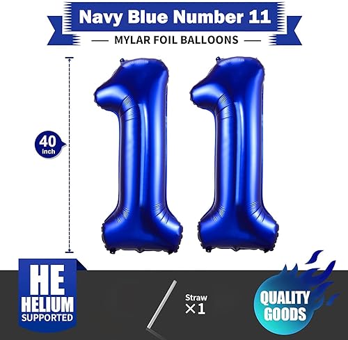 Vista 19 de Globos azul marino con el número 3, globos digitales de número 3 de 40 pulgadas, color azul oscuro, globos digitales grandes de Mylar para fiesta
